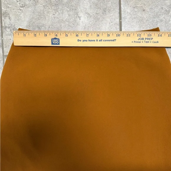 Aritzia Wilfred Classic Mini Skirt Sz 6 Rich Chestnut - Picture 5 of 8